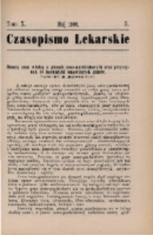 Czasopismo Lekarskie 1908 R. X T. X nr 5