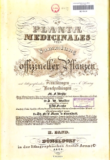 Plantae Medicinales oder Sammlung offizineler Pflanzes. 2. Band