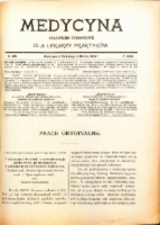 Medycyna. Czasopismo tygodniowe dla lekarzy praktycznych. 1902/3 T. XXXI nr 10