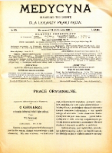 Medycyna. Czasopismo tygodniowe dla lekarzy praktycznych. 1904/1905 T. XXXIII nr 25