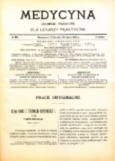 Medycyna. Czasopismo tygodniowe dla lekarzy praktycznych. 1904/1905 T. XXXIII nr 32
