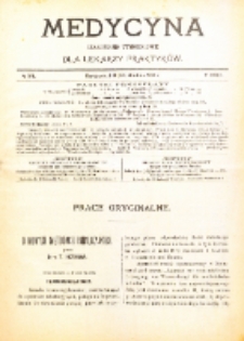 Medycyna. Czasopismo tygodniowe dla lekarzy praktycznych. 1904/1905 T. XXXIII nr 52