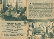 Powr&oacute;t Lassie (Film w kolorach naturalnych wiernego psa)