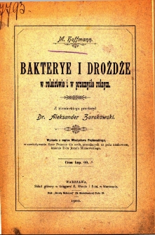Bakterye i drożdże w rolnictwie i przemyśle rolnym