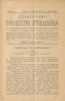 Czasopismo Towarzystwa Aptekarskiego 1990 R.XXX nr 2