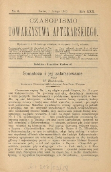 Czasopismo Towarzystwa Aptekarskiego 1990 R.XXX nr 3