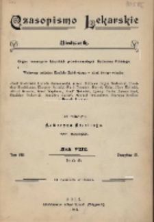 Czasopismo Lekarskie 1906; spis treści rocznika VIII
