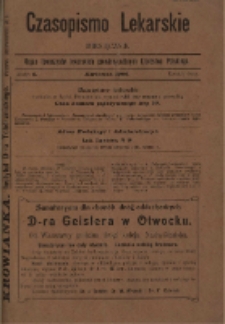 Czasopismo Lekarskie 1906 R. VIII T. VIII nr 4