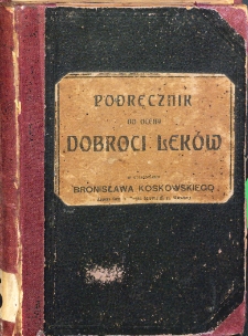 Podręcznik do oceny dobroci lek&oacute;w