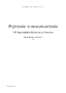 VII Interdyscyplinarne Seminarium Naukowe "Wejrzenie w nowotworzenie"