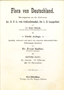 Flora von Deutschland. Band 3: Junceae, Liliaceae