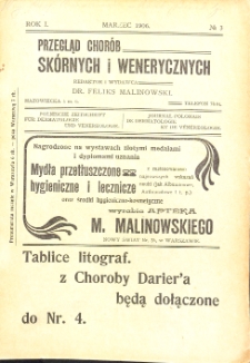 1906, Przegląd chor&oacute;b sk&oacute;rnych i wenerycznych nr 4