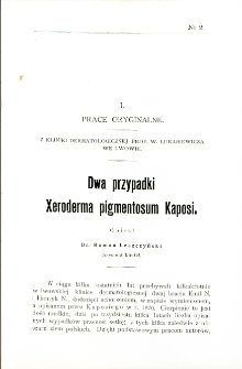1907, Przegląd chor&oacute;b sk&oacute;rnych i wenerycznych nr 2