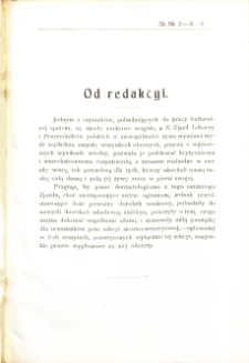 1907, Przegląd chor&oacute;b sk&oacute;rnych i wenerycznych nr 7-9