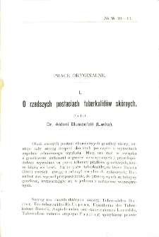 1907, Przegląd chor&oacute;b sk&oacute;rnych i wenerycznych r 10-11