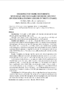 The effect of using toothpaste with high and standard fluoride content on demineralization lesions in tooth enamel