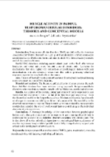 Muscle activity in painfultemporomandibular disorders:theories and conceptual models