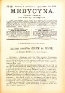 Medycyna. Czasopismo tygodniowe dla lekarzy praktycznych. 1894/95 T. XXIII nr 32