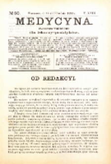 Medycyna. Czasopismo tygodniowe dla lekarzy praktycznych. 1894/95 T. XXIII nr 1-52
