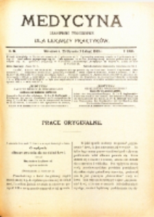 Medycyna. Czasopismo tygodniowe dla lekarzy praktycznych. 1902/3 T. XXXI nr 2