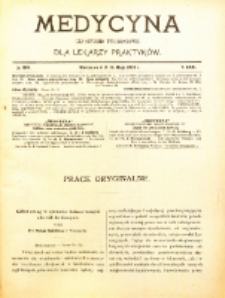 Medycyna. Czasopismo tygodniowe dla lekarzy praktycznych. 1902/3 T. XXXI nr 20