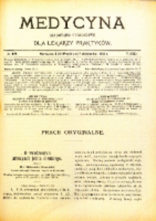 Medycyna. Czasopismo tygodniowe dla lekarzy praktycznych. 1902/3 T. XXXI nr 40