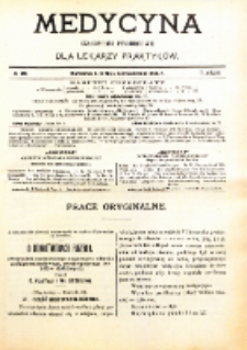 Medycyna. Czasopismo tygodniowe dla lekarzy praktycznych. 1904/1905 T. XXXIII nr 19