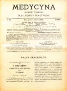 Medycyna. Czasopismo tygodniowe dla lekarzy praktycznych. 1904/1905 T. XXXIII nr 24