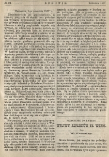 Zdrowie : miesięcznik poświęcony hygienie publicznej i prywatnej 1887 T. 3 nr 24