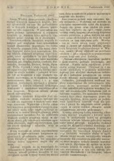 Zdrowie : miesięcznik poświęcony hygienie publicznej i prywatnej 1887 T. 3 nr 25