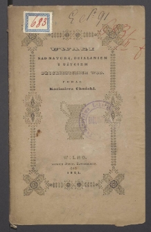 Uwagi nad naturą, działaniem i użyciem druskienickich w&oacute;d